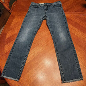 Women's Pilcro and the Letterpress Blue Ankle & Cropped Jeans Size 28 B1